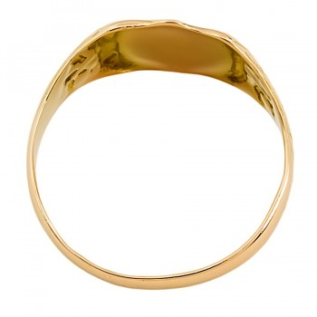 18ct gold 3.4g Signet Ring size Q